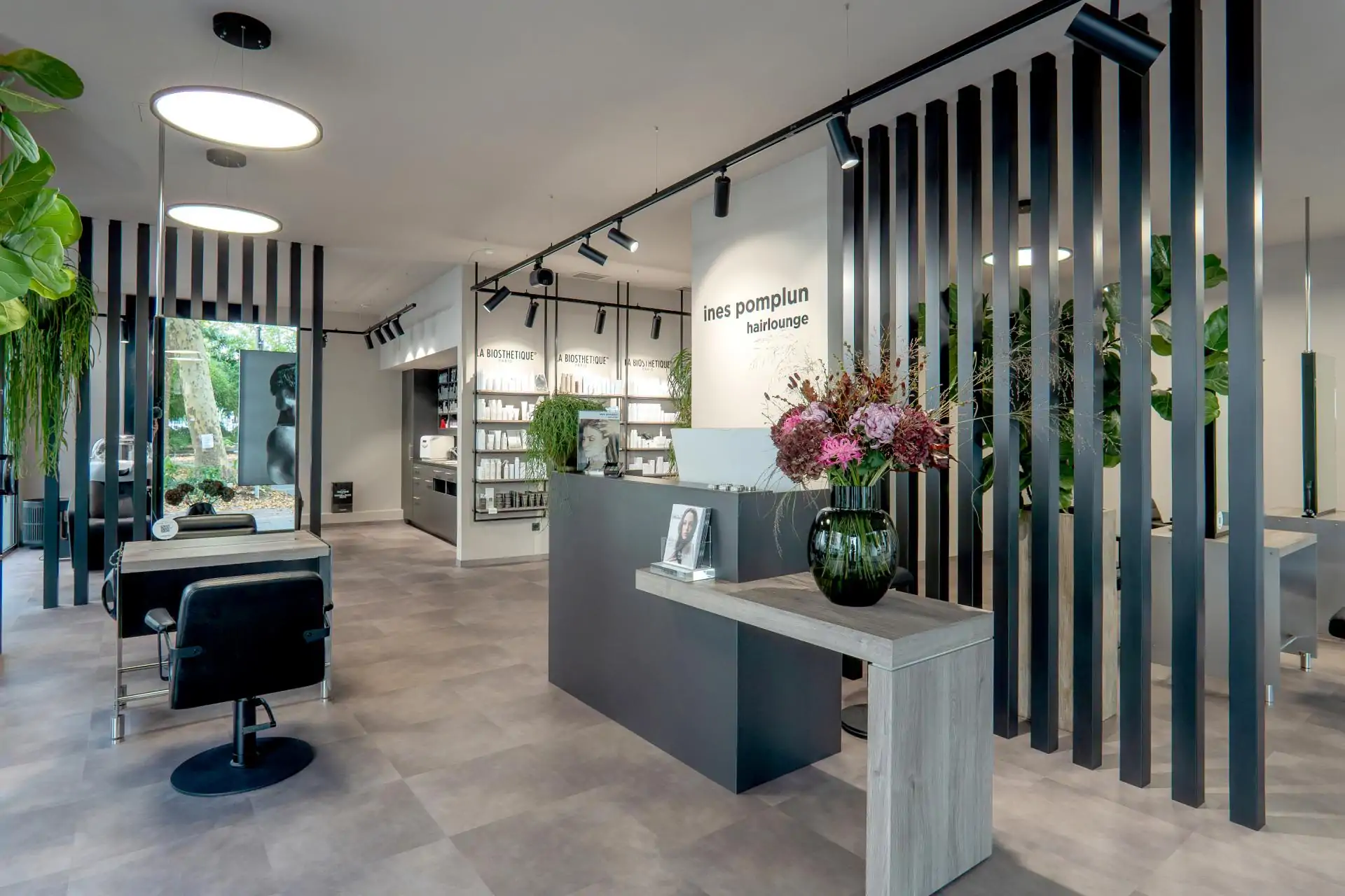 Raumteiler im Friseursalon: 7 Ideen | IDEA